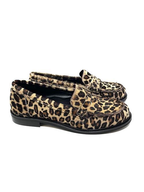 Mocassino donna college maculato IL LACCIO | ELSAN252CAVALLINOLEOPARD-MACULATO